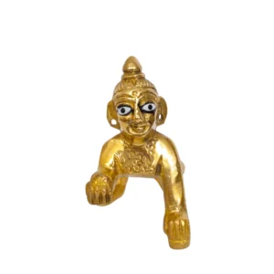 Laddu Gopal Ji Idol 2 No size solid brass Thakur Ji Kanha Ji statue