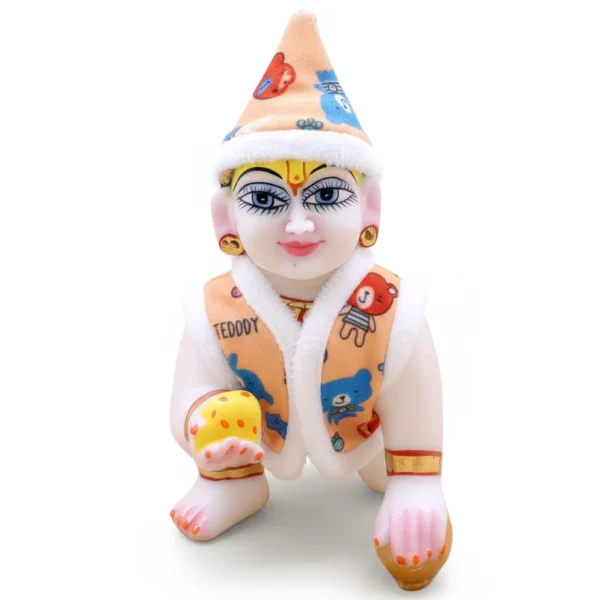 Laddu Gopal Night Suit Pack of 4 Furry Hooded Romper Sizes 7 to 10 No.