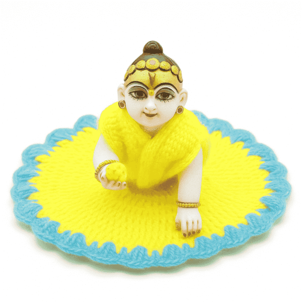 Woolen Laddu Gopal Ji Dress Mix Colour Winter Shringar
