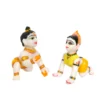 Laddu Gopal & Radha Rani Idol Set Marble Dust Murti
