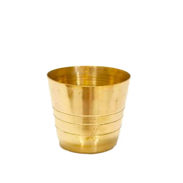 Laddu Gopal Ji solid brass bartan set bhog thali 5 pcs gold finish