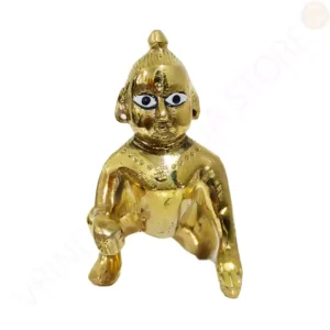 Laddu Gopal Ji brass idol 3 no divine and auspicious Thakur Ji murti
