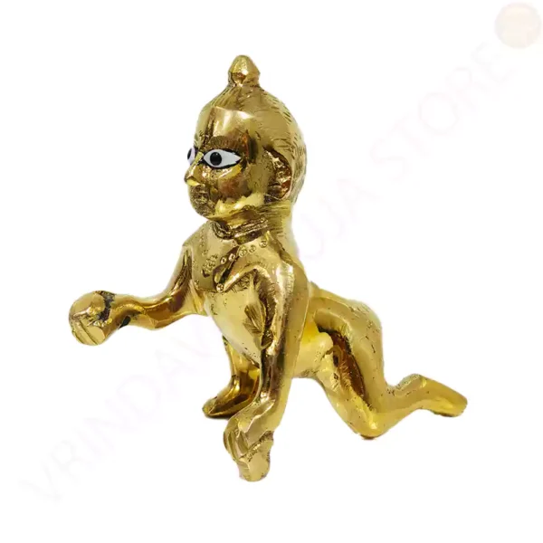 Laddu Gopal Ji brass idol 3 no divine and auspicious Thakur Ji murti