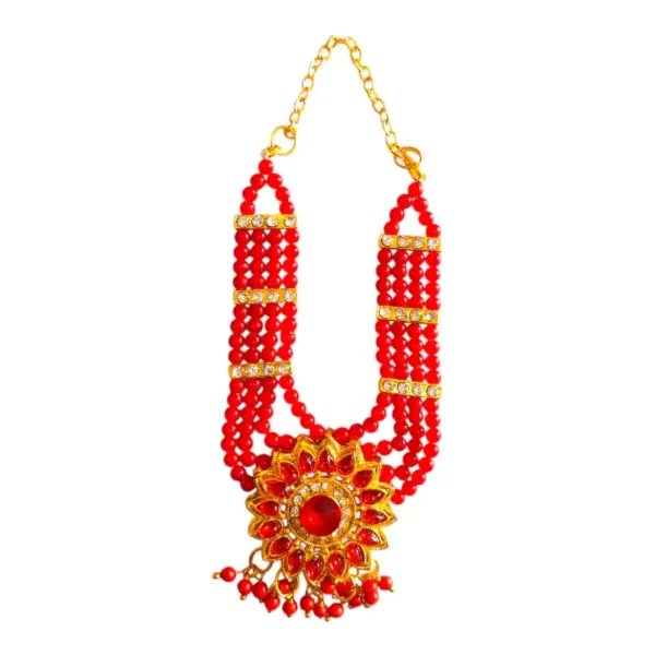 laddu gopal necklace beaded mala for idol decoration