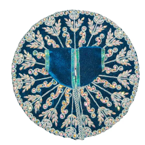 Laddu Gopal Ji velvet dress embroidered fabric outfit 0 to 6 no sizes