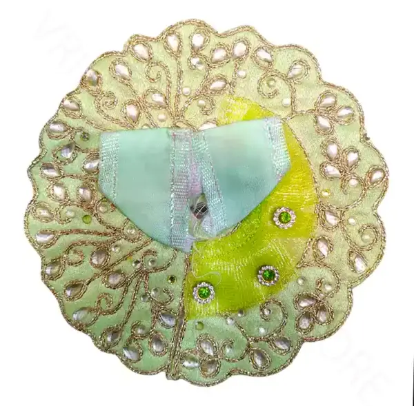 2 No Laddu Gopal dress combo set pack of 4 designer poshak for small idol