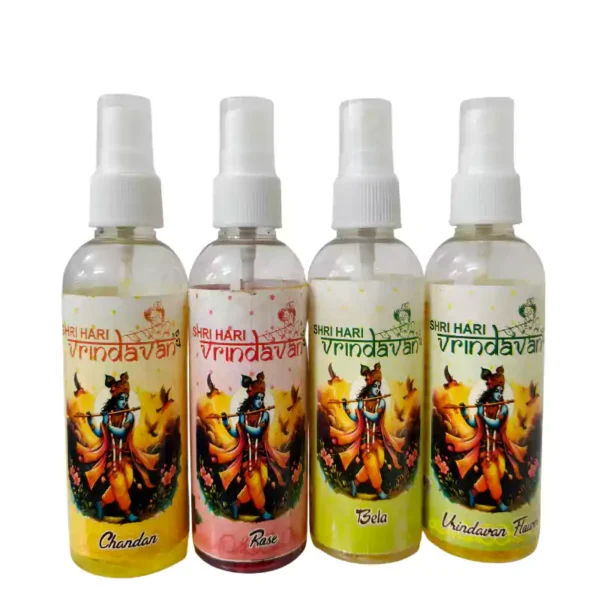 Non-alcoholic Vrindavan fragrance spray for Laddu Gopal and pooja room