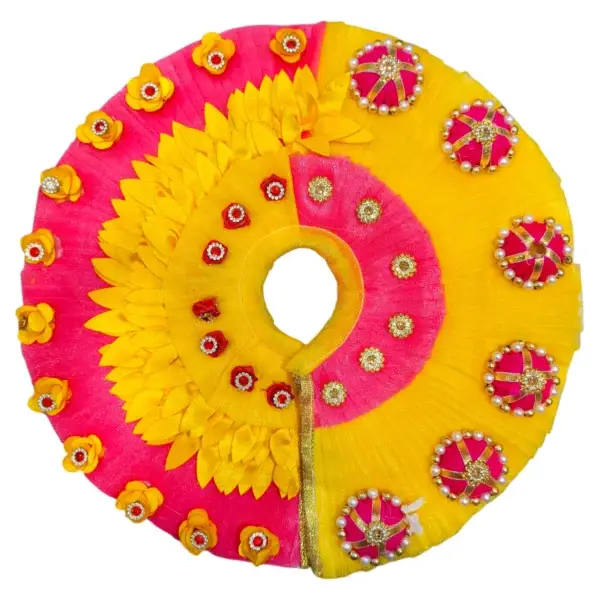 6 No Laddu Gopal heavy work festive special poshak fancy dress