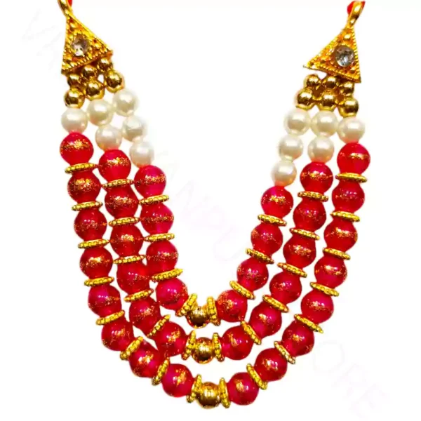 Laddu Gopal Ji Mala for 5 to 8 No idol decorative bead necklace