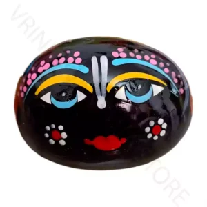 natural painted shaligram stone for puja and home temple