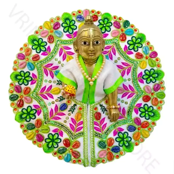 laddu gopal dress fancy summer poshak without bukram soft cotton laddu gopal ji dress