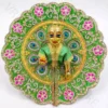 Green Fancy Heavy Dress for Thakur Ji with Stone Work