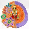 Laddu Gopal Dress Designer Poshak with Floral Decorative Backdrop
